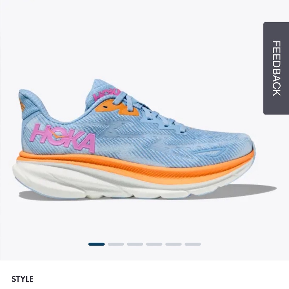 Clifton 9 Hoka tennis shoe
